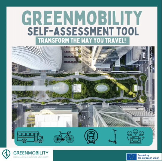 GREENMOBILITY: miestų tvarumo skatinimas naudojant savęs įsivertinimo priemonių rinkinį