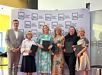 K. Duoba, G. Startienė, V. Pilinkienė, A. Lakštutienė, V. Varaniūtė ir L. Sinevičienė