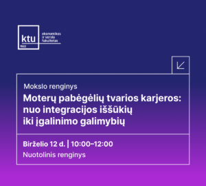 ESCAR renginys „Moterų pabėgėlių tvarios karjeros: nuo integracijos iššūkių iki įgalinimo galimybių“